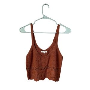 Crochet Cropped Tank